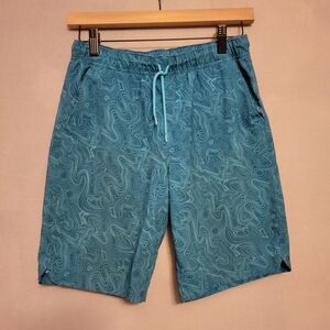 Lands' End Kids' Blue Wave Swim Trunks. Size XL 14-16